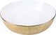 Differnz snake keramische opzetwastafel ø 40 cm, goud wit