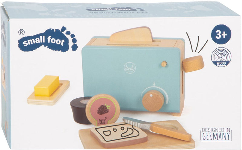 Load image into Gallery viewer, Small foot - houten broodrooster set
