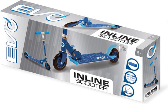 Evo inline step - blauw - 125 mm