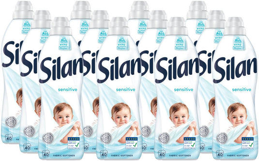 Silan wasverzachter - sensitive 880ml - 12 x 40 wasbeurten - hypoallergeen - voordeelverpakking