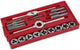 Kreator - hand tools - krt001120 - draadsnij en tap set - 20 st.