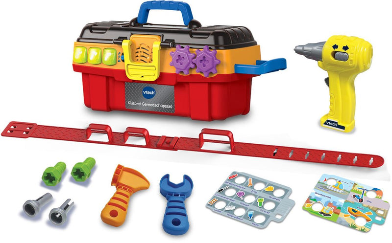 Load image into Gallery viewer, Vtech kluspret gereedschapsset - 9 delige gereedschapsset - vanaf 2 jaar - educatief speelgoed
