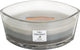 Woodwick heartwick flame trilogy ellipse geurkaars - warm woods - 50 branduren
