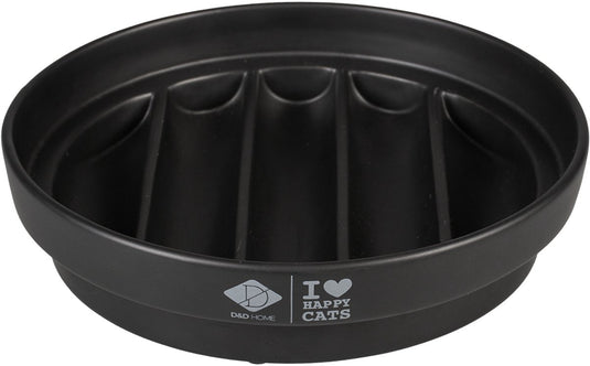 D d home voerbak - slow feeder sue - zwart