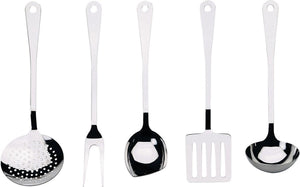 Alessi kookgerei - ajm19s5 l - 5 stuks - door jasper morrison