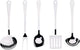 Alessi kookgerei - ajm19s5 l - 5 stuks - door jasper morrison