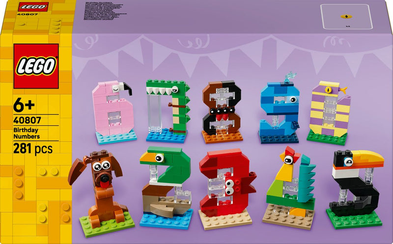 Afbeelding laden in galerijviewer, Lego classic 40807 - verjaardagscijfers
