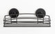 Wenko vacuum-loc doucherek mat zwart 26x15cm - douchemand - bevestigen zonder boren