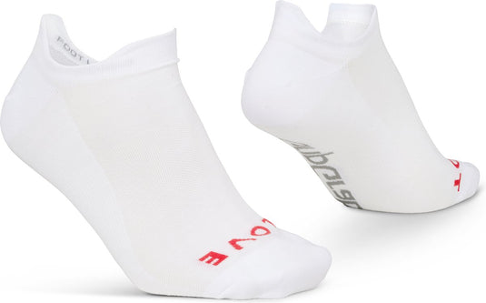 Gripgrab - classic no show zomer fietssokken 1 paar enkelsokken coolmax sport sokken - wit - unisex - maat l (44-47)
