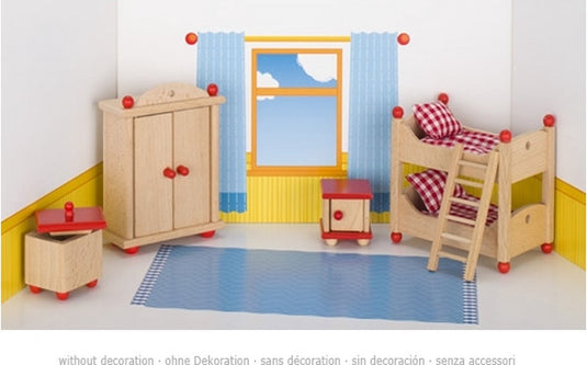 Goki poppenhuis meubeltjes kinderkamer