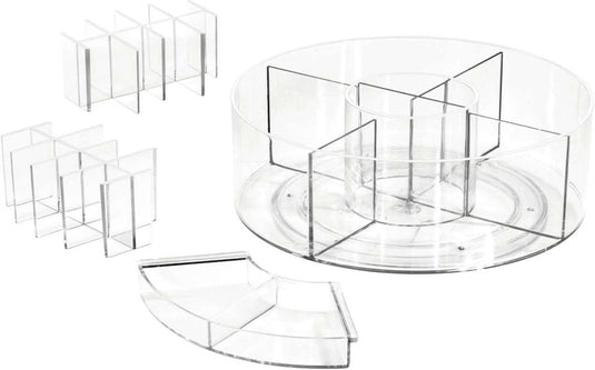 Idesign draaiplateau voor make-up en cosmetica transparant - sarah tanno