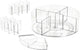 Idesign draaiplateau voor make-up en cosmetica transparant - sarah tanno