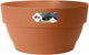 Elho vibia campana schaal 34 - plantenschaal voor buiten - 100% gerecycled plastic - ø 33.9 x h 17.4 cm - terra