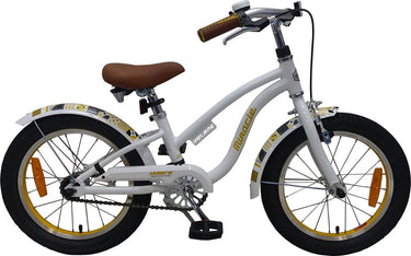 Volare Miracle Cruiser Kinderfiets - Meisjes - 16 inch - Wit - Prime Collection