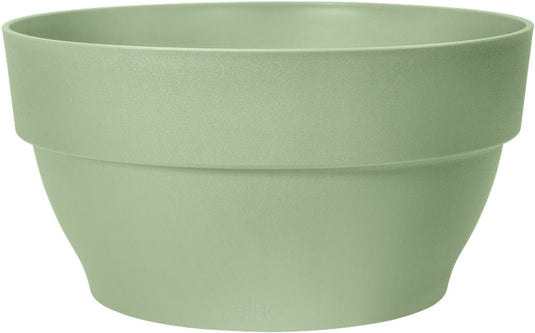 Elho vibia campana schaal 34 - plantenschaal voor buiten - 100% gerecycled plastic - ø 33.9 x h 17.4 cm - pistachegroen