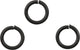 Creativ company creotime ringen zwart 1 x 5 x 7 mm 50 stuks