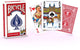 Bicycle ® bridge size dutch faces rood - klassieke nederlandse speelkaarten - premium kwaliteit