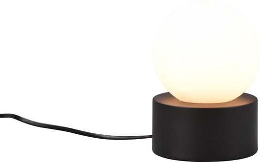 Rl live your light reality countess tafellamp - zwart mat - excl. 1xe14 25w - toch schakelaar