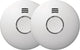 Profile optical rookmelder 85db draadloos koppelbaar kit 2 stuks