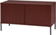 Woood new gravure tv meubel - grenen - bordeauxrood - 56x100x44