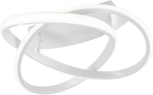 Rl live your light reality course - plafondlamp - wit mat - incl. 1x smd 18w - dimbaar met schakelaar - plafondbevestiging - niet geschikt voor externe dimmer - 4000k