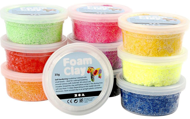 Afbeelding laden in galerijviewer, Foam clay https: www.cchobby.nl foam-clayr-ass-farver-10x35-g-1-pk
