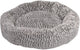 Flamingo mand snoozzy rond - grijs - 70 x 70 x 18 cm - zachte mand voor honden en katten