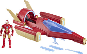 Marvel avengers iron man-schip met 1 beeldje - van 10 cm - leeftijd 4