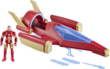 Marvel avengers iron man-schip met 1 beeldje - van 10 cm - leeftijd 4