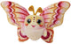 Simba fluffyfly knuffel - magische opblaasvlinder met regenboogogen - 30cm spanwijdte