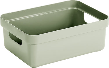 Sunware - sigma home opbergbox 9l groen - 35 x 24,6 x 12,2 cm