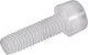 Toolcraft 830290 cilinderschroeven m3 30 mm binnenzeskant (inbus) din 912 kunststof, polyamide 10 stuk(s)