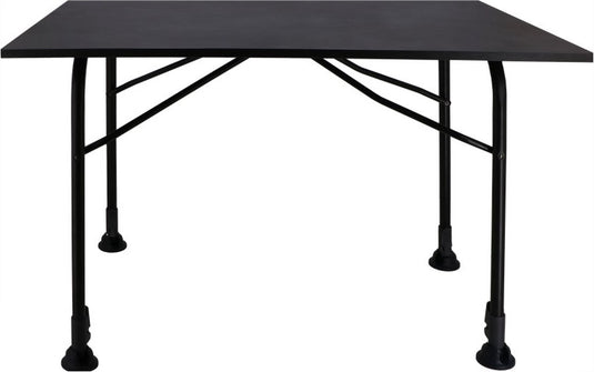 Travellife barletta tafel ultra 120 antraciet - exteriolit tafelblad - in hoogte verstelbaar - lichtgewicht en compact inklapbaar
