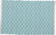 Differnz brighton badmat 100% katoen blauw wit 50 x 80 cm