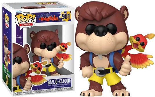Funko banjo kazooie: schraube locker banjo kazooie vinyl figuur 981 pop! meerkleurig