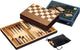 Philos schaak backgammon kassette veld 40 mm, koningshoogte 76 mm