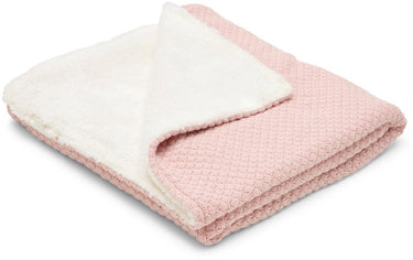 Little dutch gebreid wiegdeken - fleece - roze - essentials