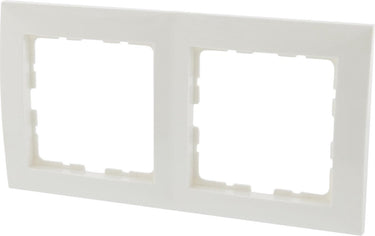 Berker s1 afdekraam – inbouw – 2–voudig – polarwit – 10 stuks
