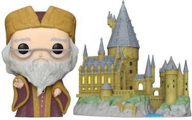 Funko pop! - harry potter: town - dumbledore with hogwarts