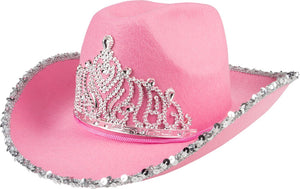 Boland hoed glimmer roze