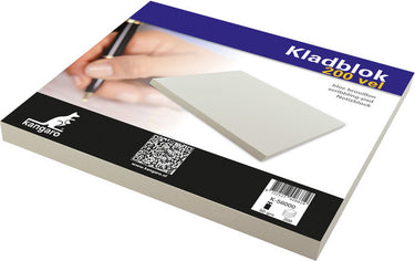 Kangaro kladblok - 23 x 19,8cm ±200 vel - met dekblad
