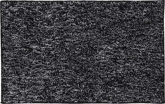 Sealskin speckles badmat 50x80 cm - 100% gerecycled polyester - zwart