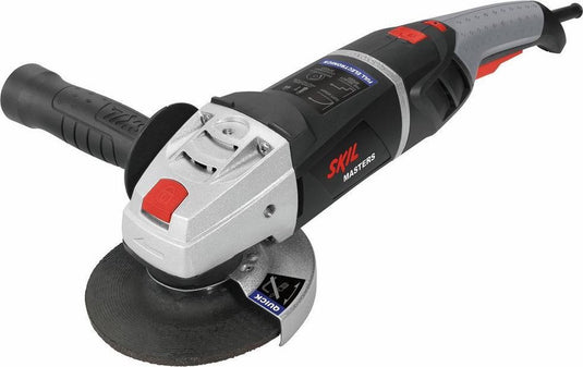 Skil haakse slijper 125 mm - 1300w - slijptol - slijpmachine - inclusief tas, zijhandgreep, beschermkap flenzen - met clic-systeem - haakse slijpers - 9412 ma