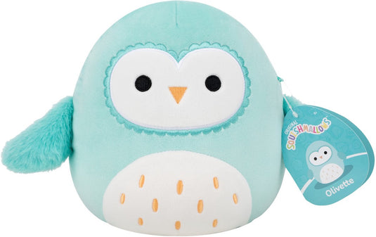 Jazwares squishmallows knuffel pluche - olivette the barn owl - 19cm