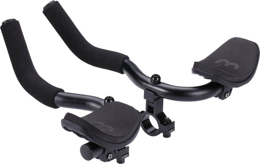 Bbb cycling opzetstuur racefiets - aluminium ligstuur - verstelbaar opzetstuur met armsteun - tijdritstuur - triathlon stuur - compatibel met 22.2, 25.4 of 31.8mm fietsstuur - aerocomfort bhb-59
