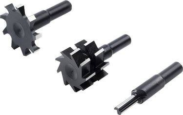 Wolfcraft - universele frees set 4 delig - boormachine frees - freesset - 3254000