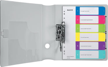 Leitz numerieke tabbladen wow pc-printable 1242 kleurenassortiment pp