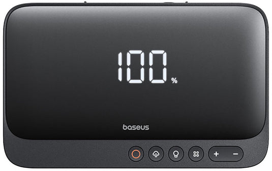 Baseus super energy serie - jumpstarter - 600a - 6000mah kompresor - zwart