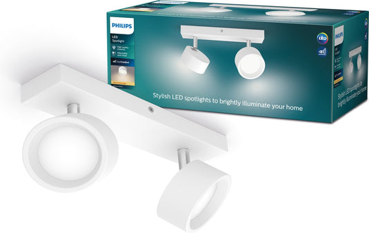 Philips led philips bracia bar wit 27k 2x5.5w 27k