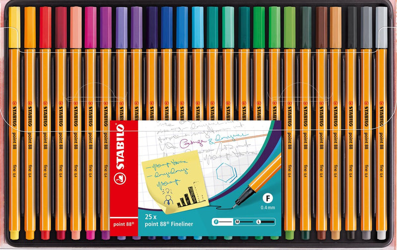 Load image into Gallery viewer, Stabilo point 88 fineliners in etui - 25dlg.
